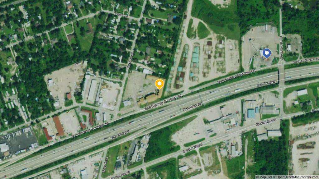 Satellite photo of the location