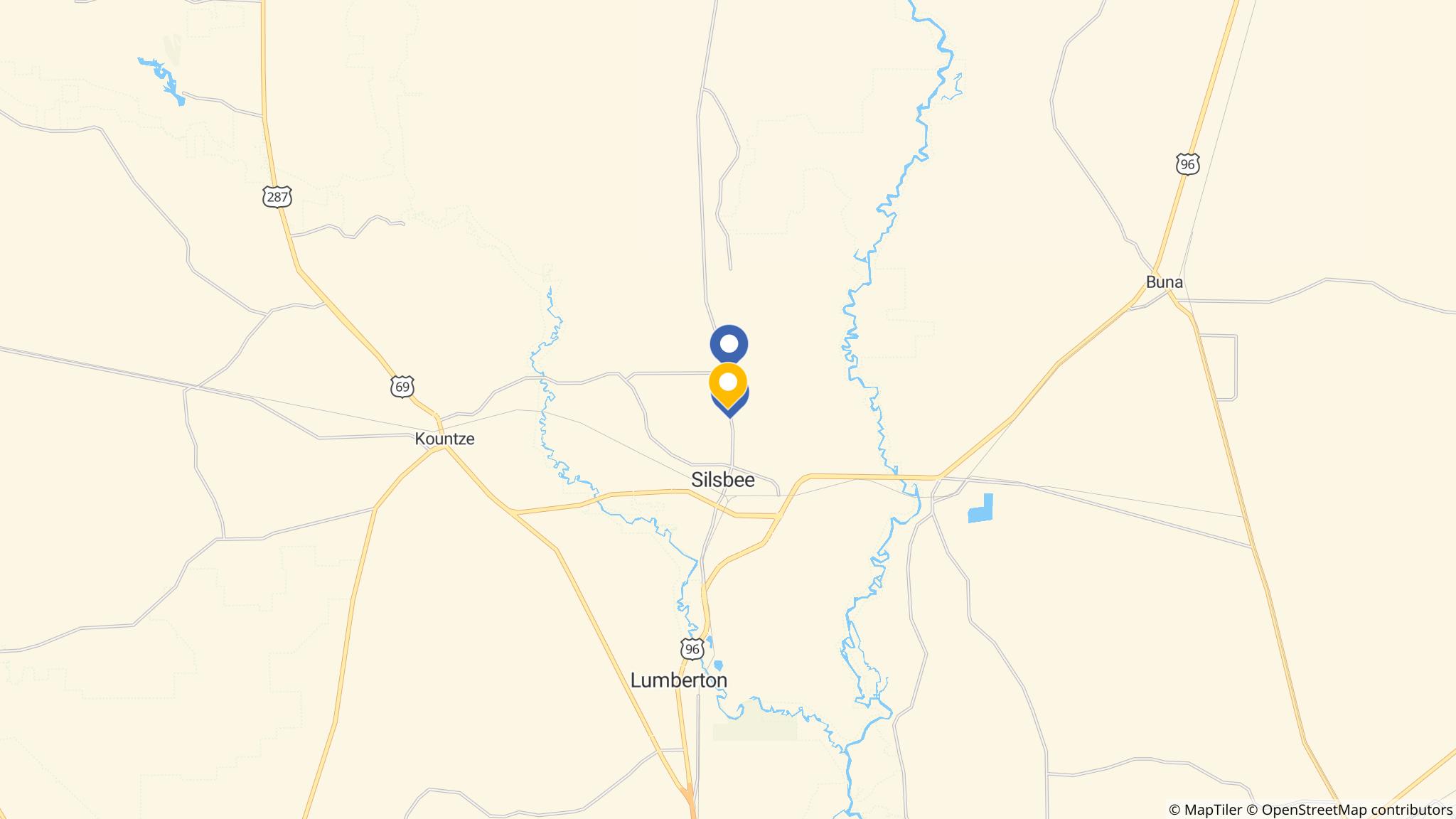 Street map of the ATM area