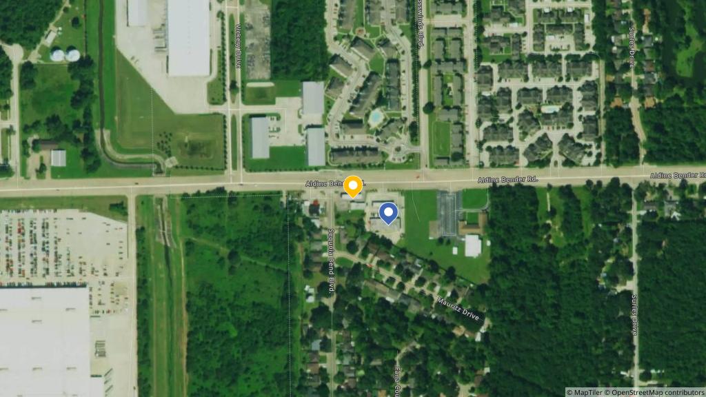 Satellite photo of the location