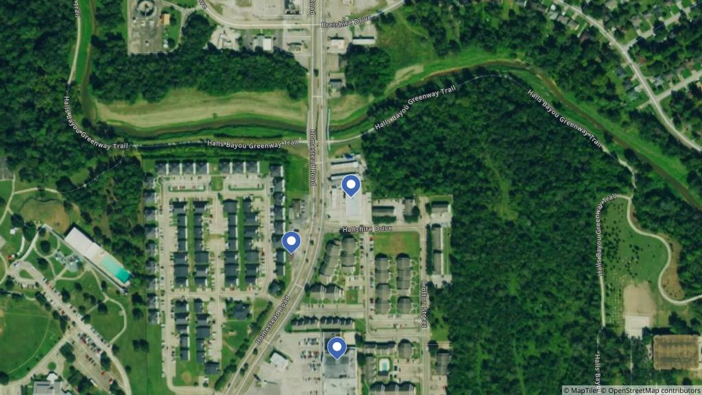 Satellite photo of the location