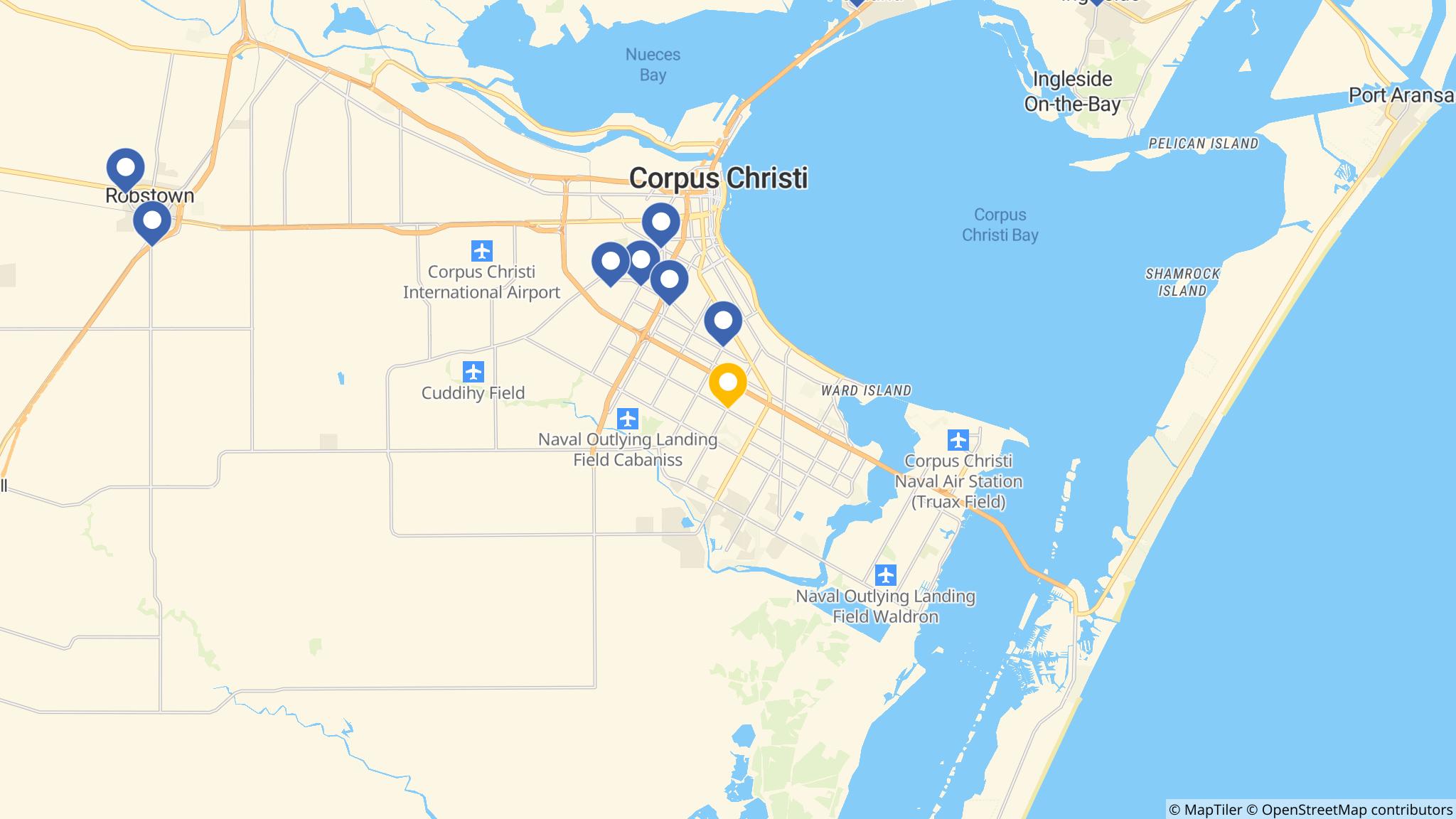 Street map of the ATM area