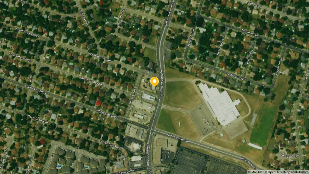 Satellite photo of the location