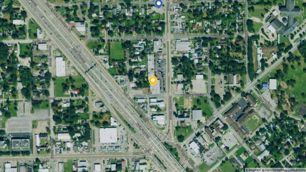 Satellite photo of the location