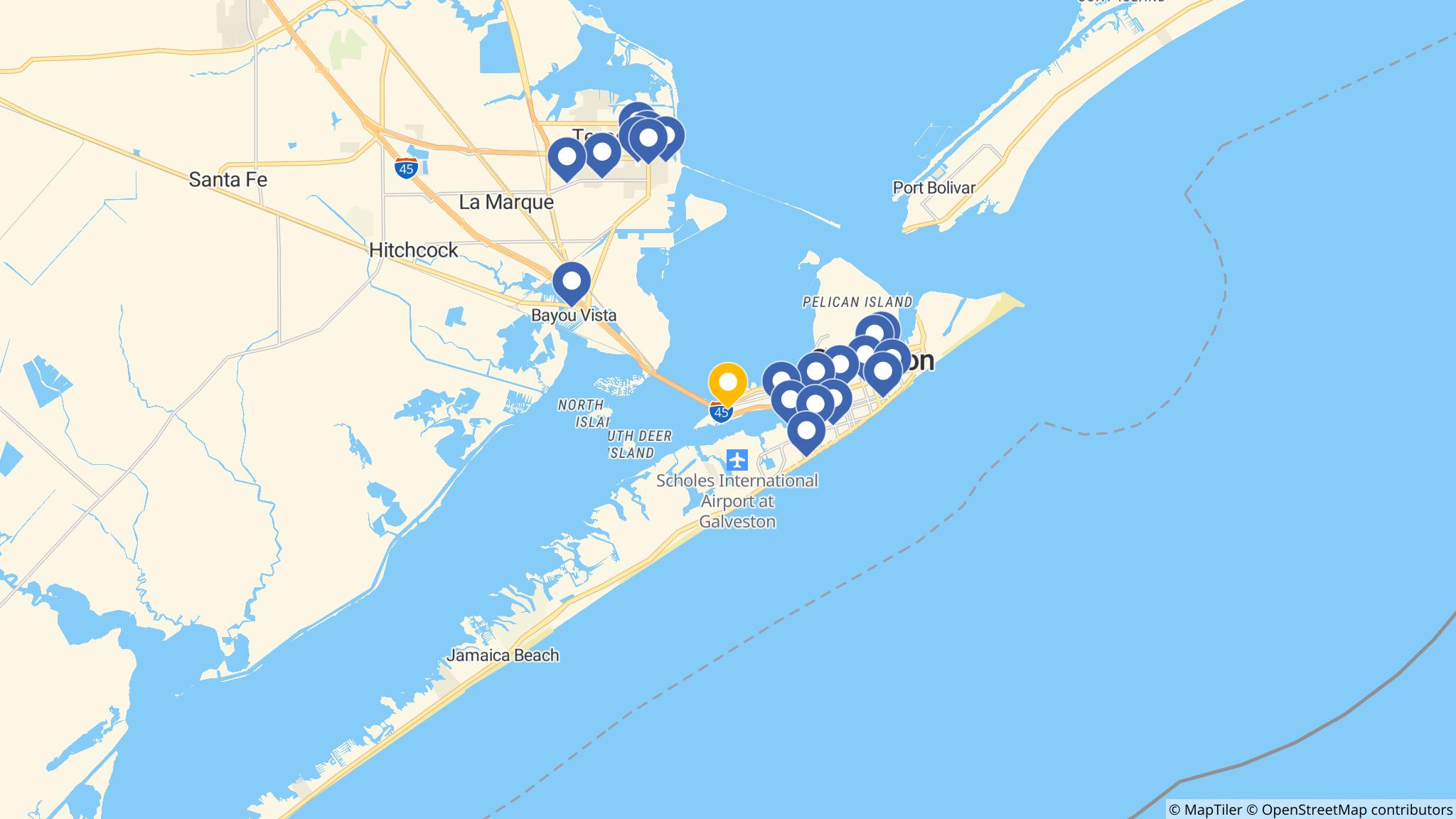 Street map of the ATM area