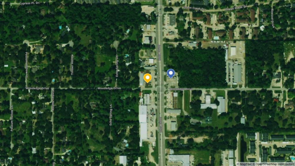 Satellite photo of the location