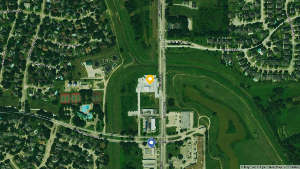 Satellite photo of the location