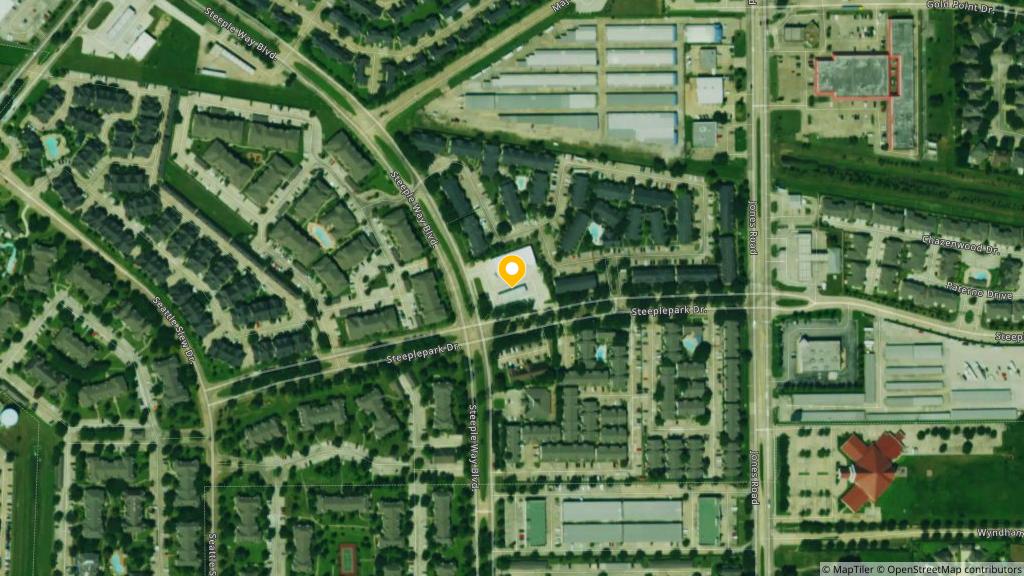 Satellite photo of the location