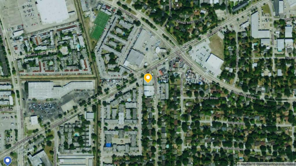 Satellite photo of the location