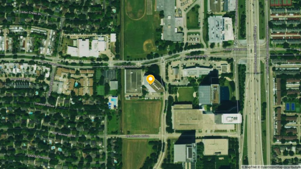 Satellite photo of the location