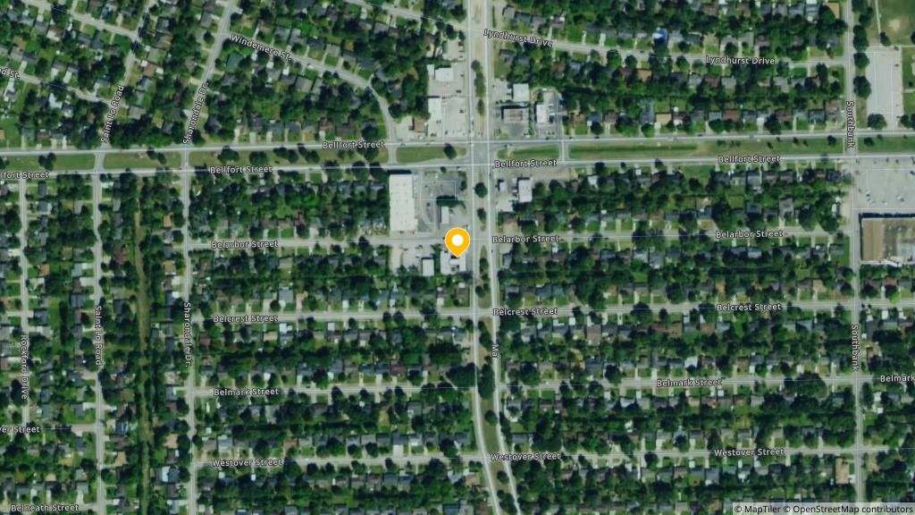 Satellite photo of the location