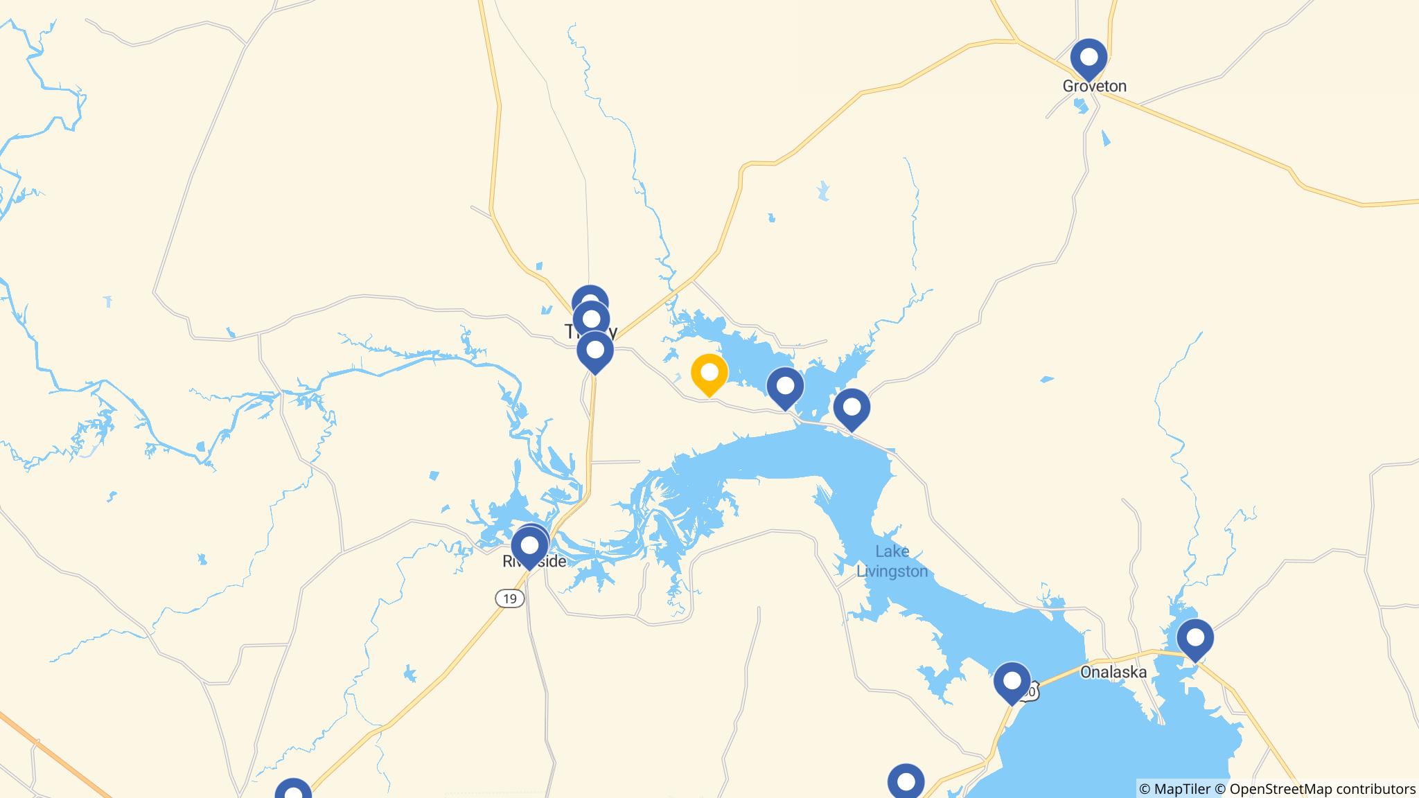Street map of the ATM area