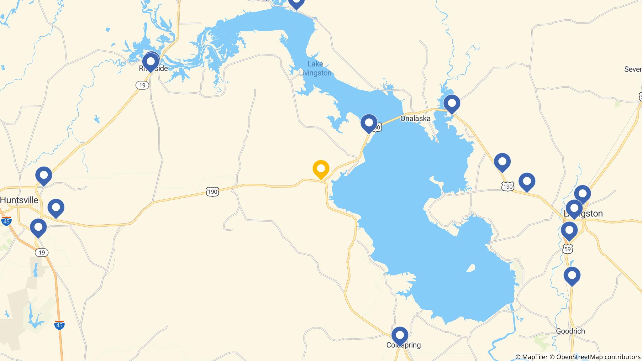 Street map of the ATM area