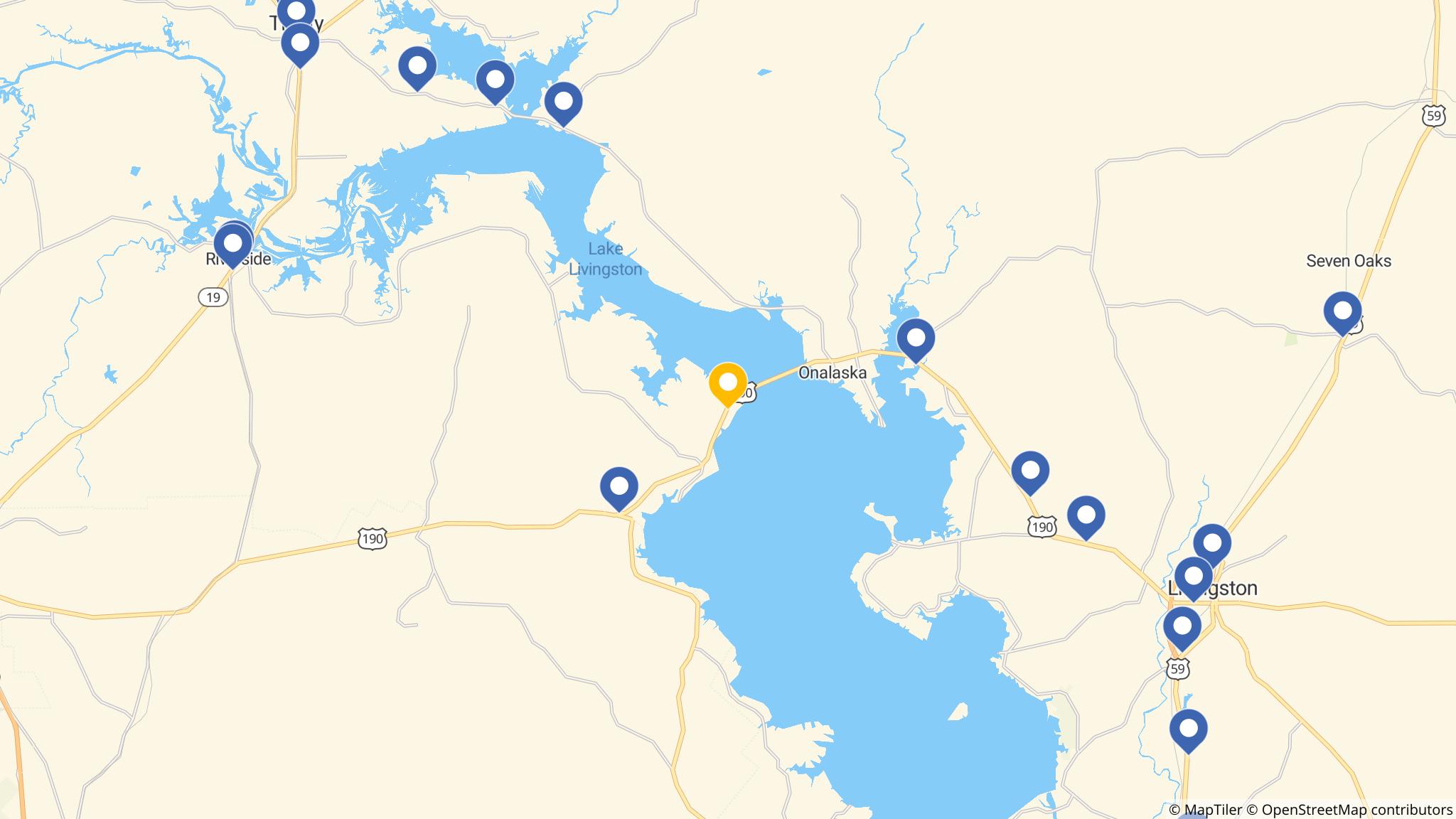 Street map of the ATM area