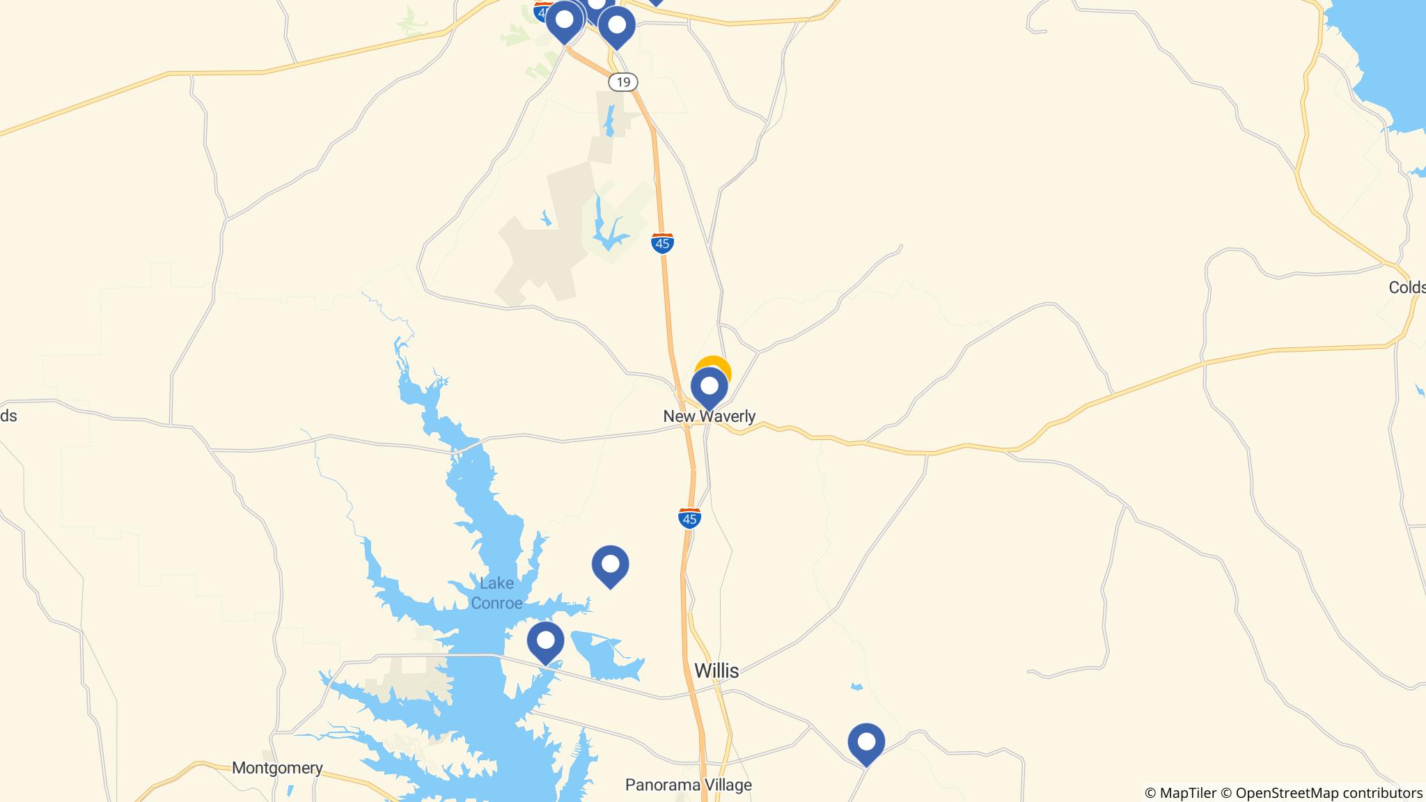 Street map of the ATM area