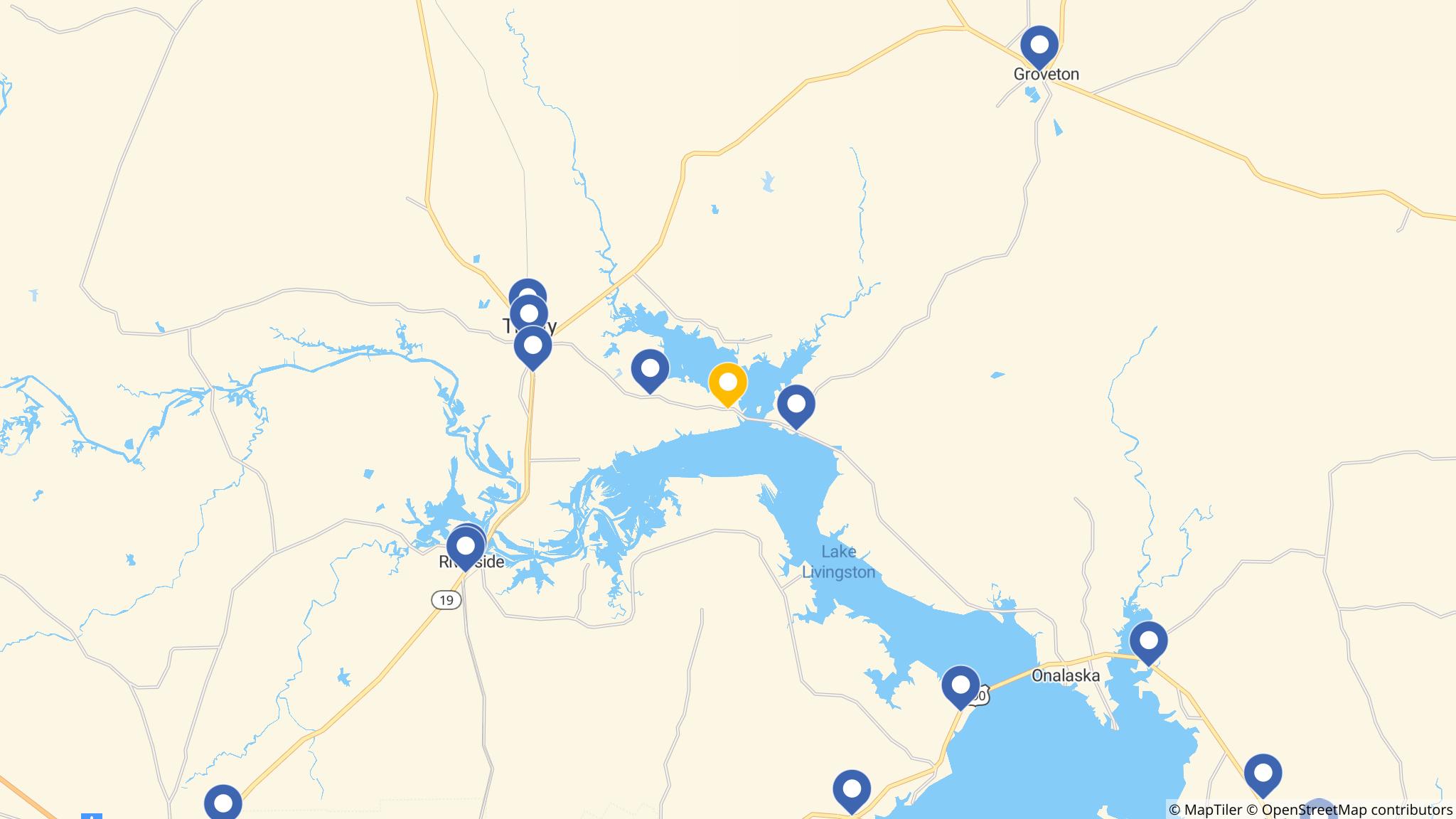 Street map of the ATM area