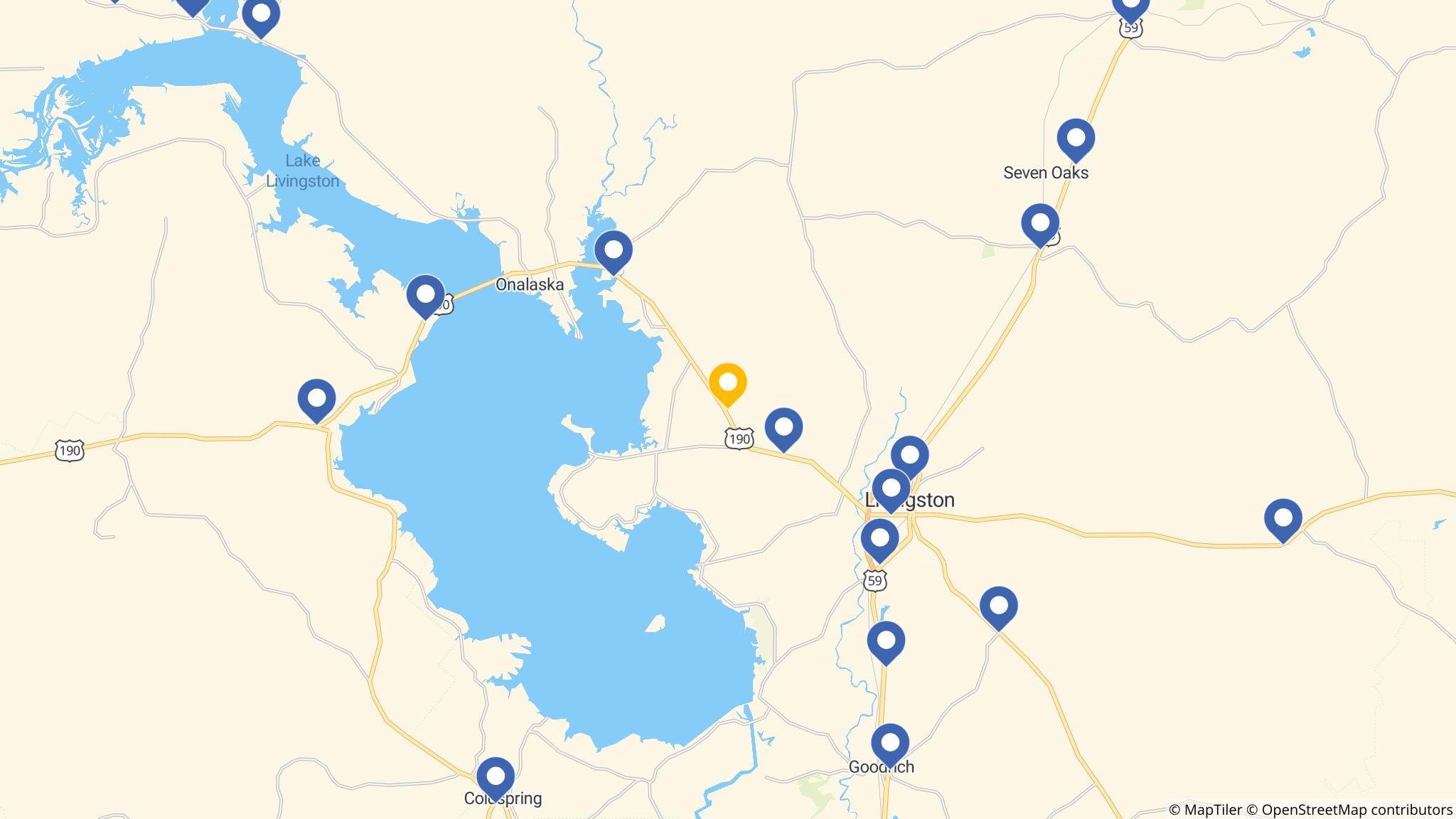 Street map of the ATM area