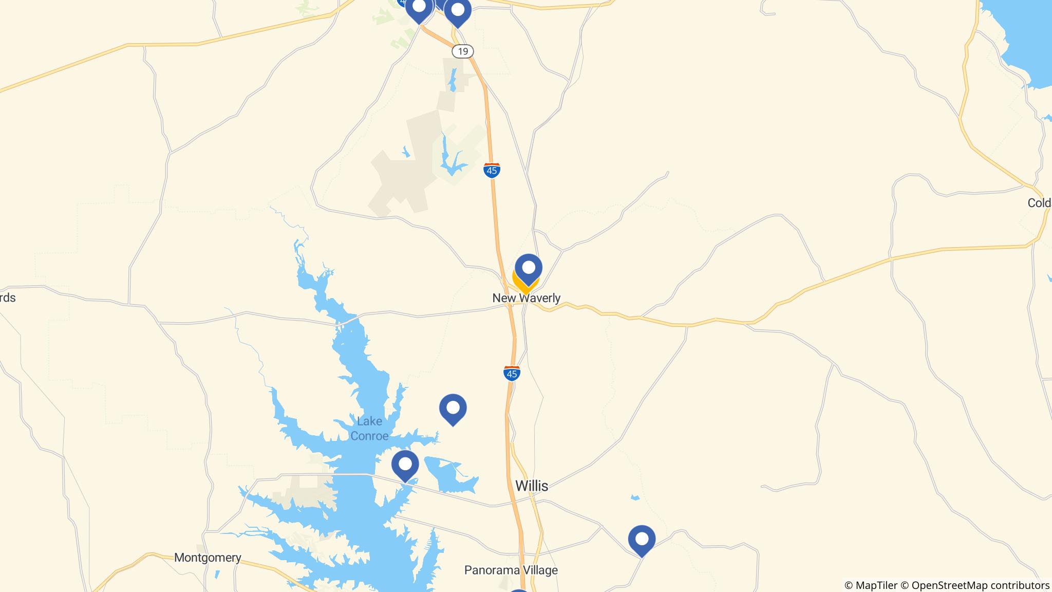 Street map of the ATM area