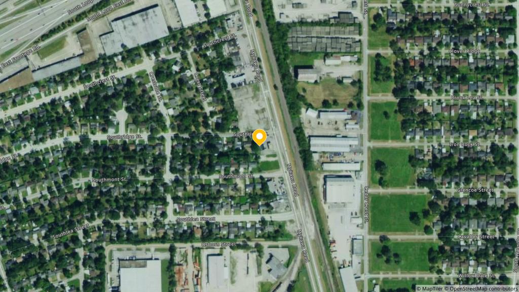 Satellite photo of the location