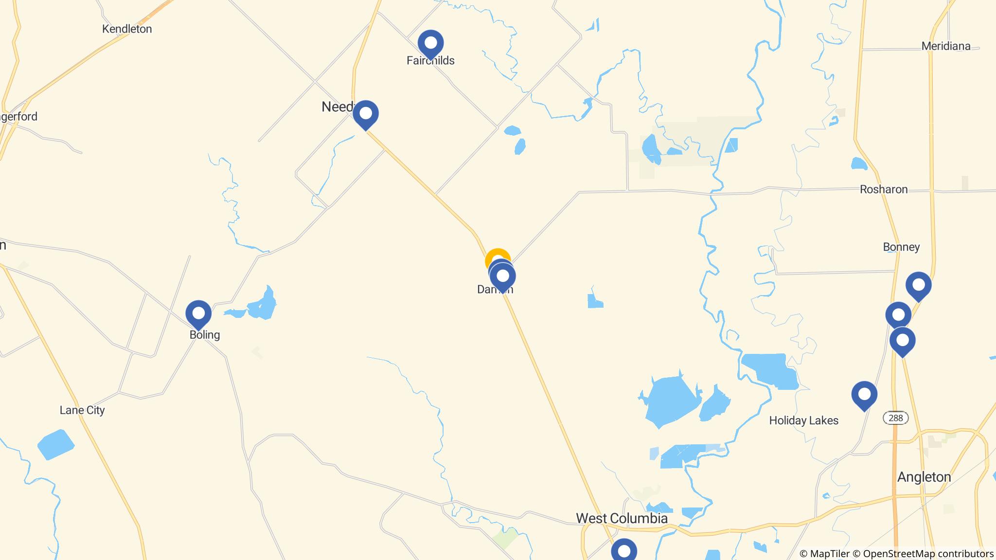 Street map of the ATM area