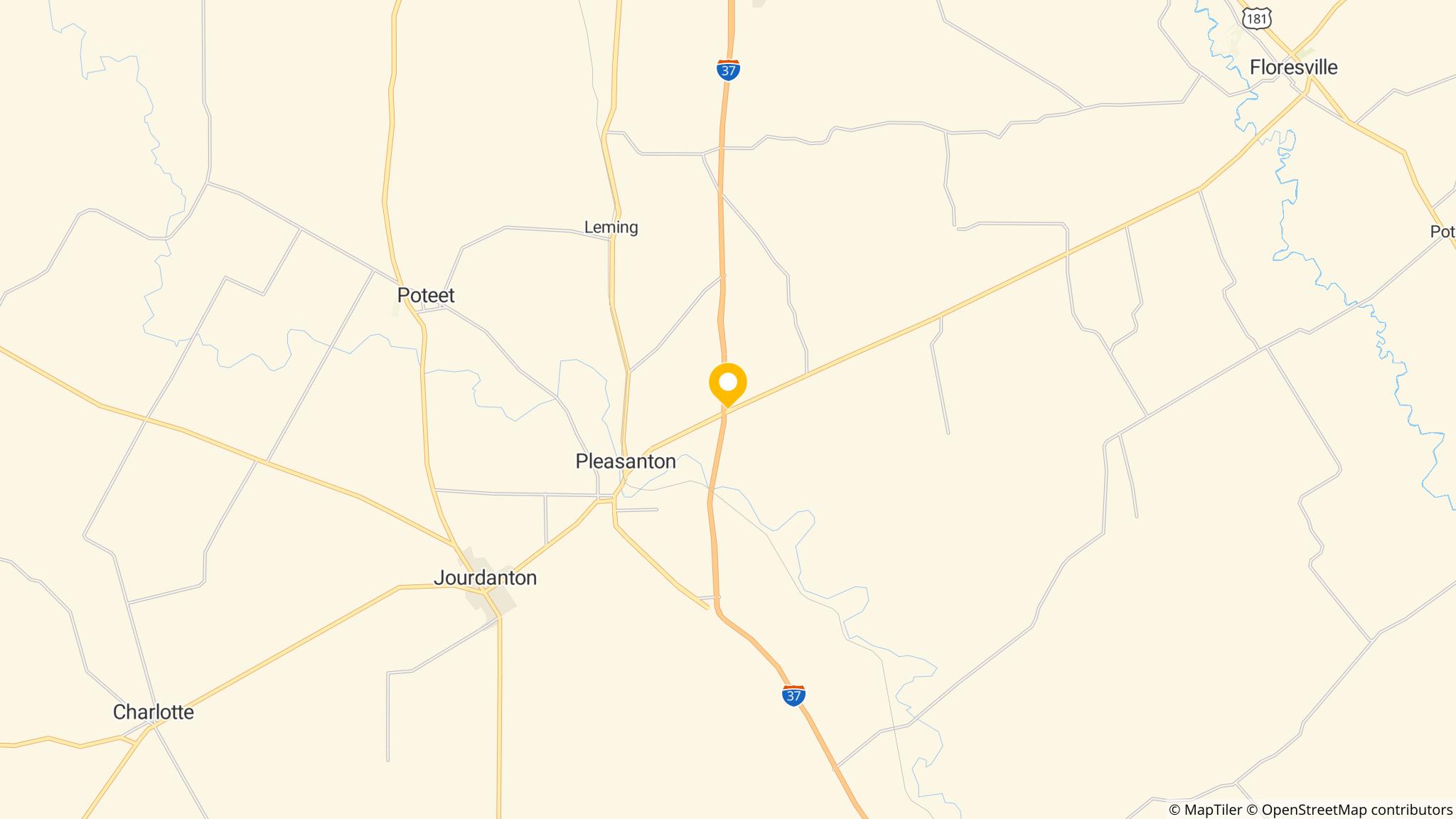 Street map of the ATM area