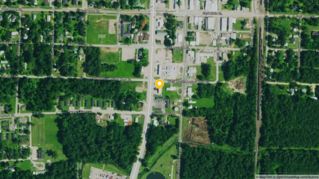 Satellite photo of the location