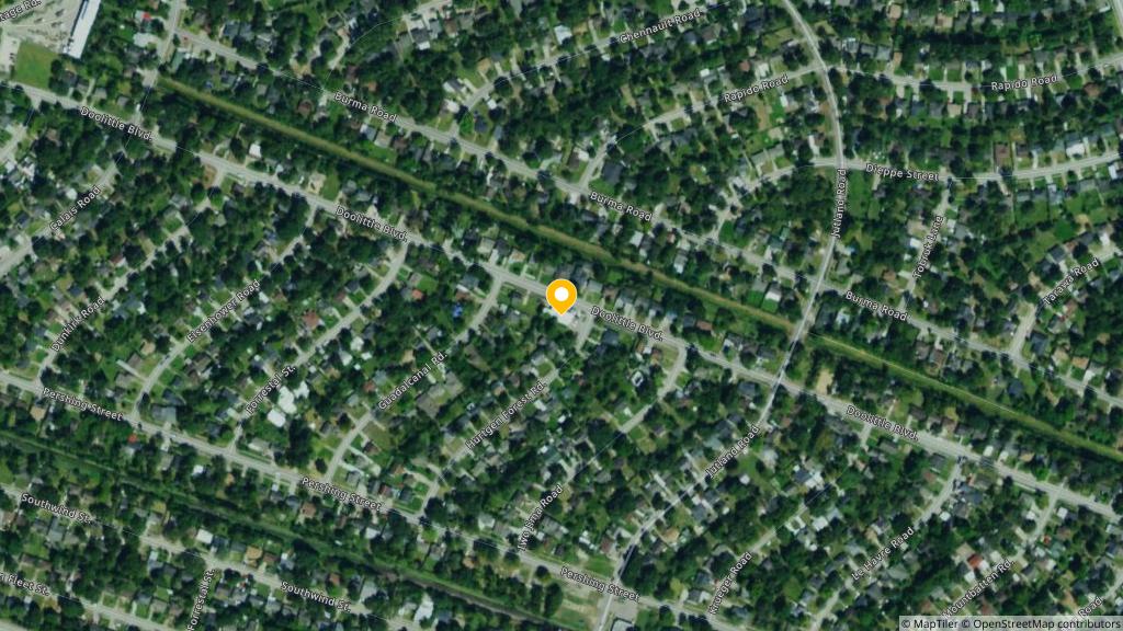 Satellite photo of the location