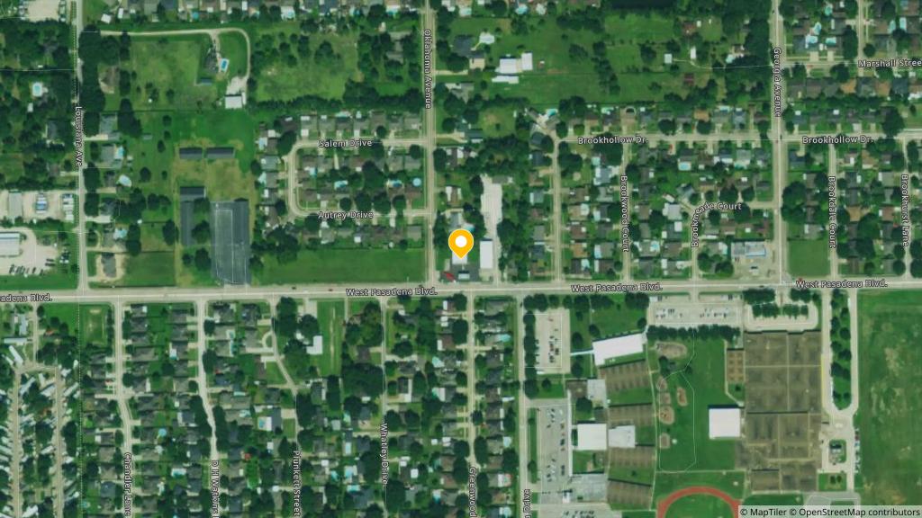 Satellite photo of the location