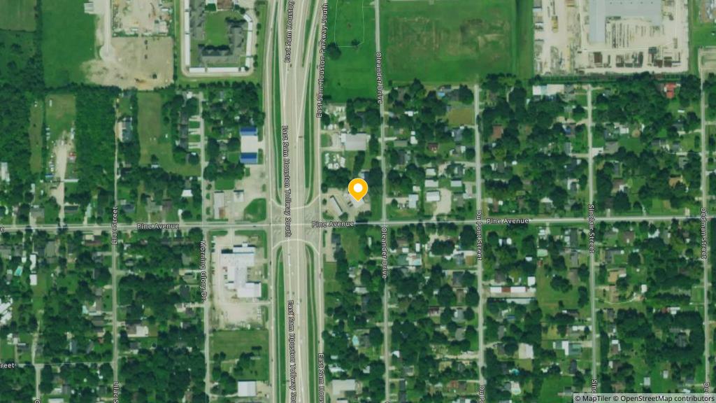 Satellite photo of the location